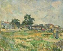 Paysage près de Paris (Paul Cézanne) - Muzeo.com
