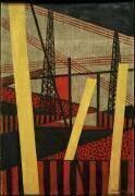 Paysage radio et ferroviaire (Laszlo Moholy-Nagy) - Muzeo.com