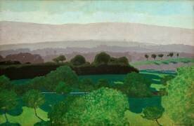 Paysage vaudois, Romanel (Félix Vallotton) - Muzeo.com