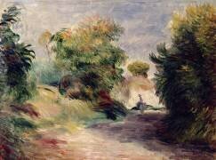 Paysages près de Cagnes (Auguste Renoir) - Muzeo.com