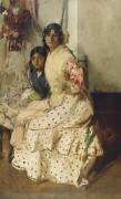 Pepilla la gitane et sa fille (Joaquin Sorolla y Bastida) - Muzeo.com