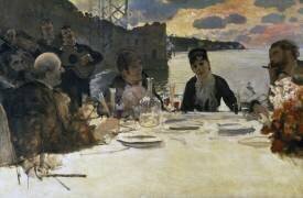 Petit Déjeuner à Posillipo (Giuseppe de Nittis) - Muzeo.com