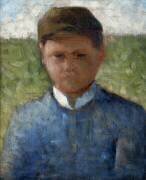 Petit paysan en bleu ou le jockey (Georges Seurat) - Muzeo.com