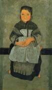 Petite bretonne assise (portrait de Marie Francisaille ) (Paul Serusier) - Muzeo.com