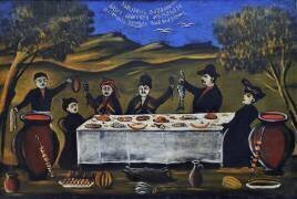 Pique-Nique familial (Niko Pirosmani) - Muzeo.com