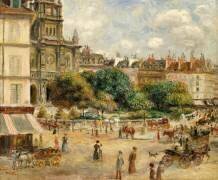 Place de la Trinite (Auguste Renoir) - Muzeo.com