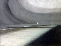 Plage au Clair de Lune, Marine avec Lumiere (Léon Spilliaert) - Muzeo.com