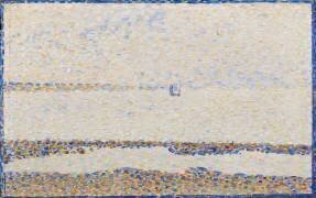 Plage de Gravelines, 1890 (Georges Seurat) - Muzeo.com