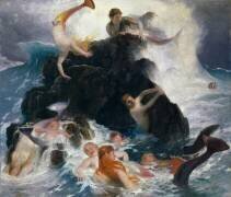 Play of the Nereides (Arnold Böcklin) - Muzeo.com