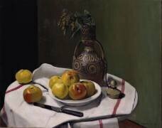 Pommes et vase marocain (Félix Vallotton) - Muzeo.com
