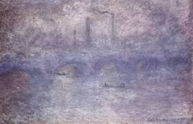 Pont de Waterloo : brouillard (Claude Monet) - Muzeo.com