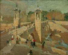 Pont del Real à Valence (Joaquin Sorolla y Bastida) - Muzeo.com