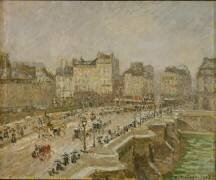 Pont Neuf, effet de neige, 2ème série (Camille Pissarro) - Muzeo.com