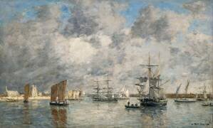 Port de Camaret (Eugène Boudin) - Muzeo.com