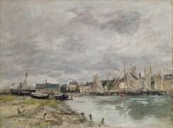 Port de Trouville (Eugène Boudin) - Muzeo.com