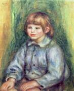 Portrait assis de Claude Renoir (Auguste Renoir) - Muzeo.com