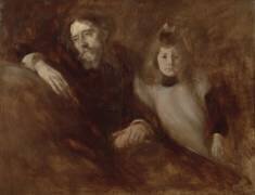Portrait d'Alphonse Daudet (Eugène Carrière) - Muzeo.com