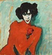 Portrait de danseur Alexandre Sakharoff (1886-1963) (Alexej von Jawlensky) - Muzeo.com