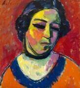Portrait de Femme (Alexej von Jawlensky) - Muzeo.com