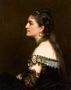 Portrait de femme en robe décolletée (Carolus-Duran) - Muzeo.com