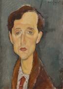 Portrait de Frans Hellens (Amedeo Modigliani) - Muzeo.com