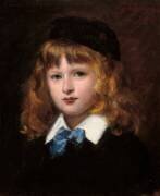 Portrait de Georges Feydeau enfant dit L'Enfant à la cravate bleue (Carolus-Duran) - Muzeo.com