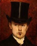 Portrait de Gustave Tempelaere (1840-1904) ou l'homme au cigare (Carolus-Duran) - Muzeo.com