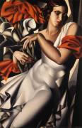Portrait de Ira P. 1930. Collection privée (Tamara de Lempicka) - Muzeo.com