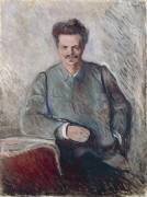 Portrait de Johan August Strindberg (Edvard Munch) - Muzeo.com