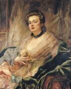 Portrait de la femme de l'artiste (Eduardo-Leon Garrido) - Muzeo.com