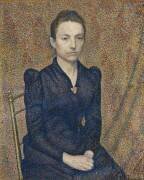 Portrait de la sœur de l'artiste (Georges Lemmen) - Muzeo.com