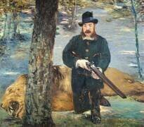 Portrait de M. Pertuiset, le chasseur de lions (Edouard Manet) - Muzeo.com