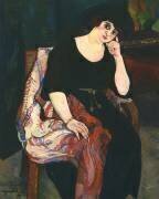 Portrait de Madame Zamaron (Suzanne Valadon) - Muzeo.com