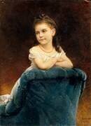 Portrait de mademoiselle Franchetti (Léon Bonnat) - Muzeo.com