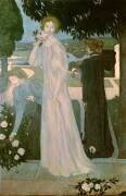 Portrait de Mademoiselle Yvonne Lrolle dans trois Poses (Maurice Denis) - Muzeo.com
