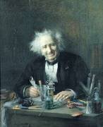 Portrait de Michel-Eugène Chevreul (Leon Auguste Tourny) - Muzeo.com