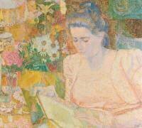Portrait de Mme Marie Jeannette de Lange (Jan Toorop) - Muzeo.com