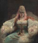 Portrait de Sarah Bernhardt (Georges Clairin) - Muzeo.com