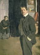 Portrait de Sergei Pavlovich Diaghilev (Léon Bakst) - Muzeo.com