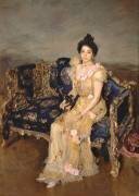 Portrait de Sofia Mikhailovna Botkina (Valentin Serov) - Muzeo.com