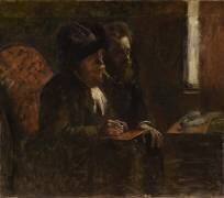 Portrait des graveurs Desboutin et Lepic (Edgar Degas) - Muzeo.com
