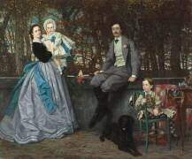Portrait du marquis et de la marquise de Miramon et de leurs enfants (James Tissot) - Muzeo.com