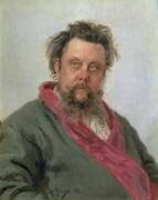 Portrait du modeste Petrovich Moussorgsky (Ilya Répine) - Muzeo.com