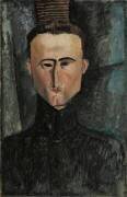 Portrait du peintre Rouveyre (Amedeo Modigliani) - Muzeo.com