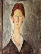 Portrait d'un étudiant (Amedeo Modigliani) - Muzeo.com