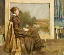 Portrait d'une dame (Henry Morley) - Muzeo.com