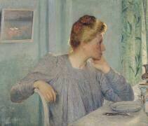 Portrait d'une femme (Emile Claus) - Muzeo.com