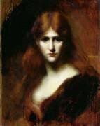 Portrait d'une femme (Jean-Jacques Henner) - Muzeo.com