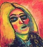 Portrait d'une femme (Alexej von Jawlensky) - Muzeo.com