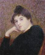 Portrait d'une femme (Hippolyte Petitjean) - Muzeo.com